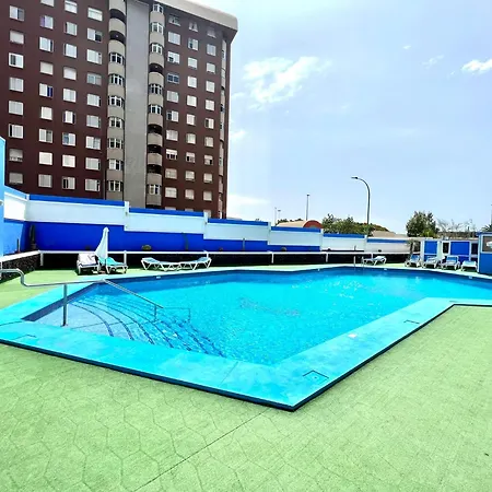 Appartement At Few Metres From The Beach, With Heated Pool And Beautiful View